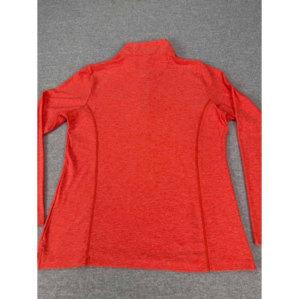 Masters Peter Millar Womens Coral Heather Quarter Zip Golf Pullover M - Picture 15 of 16